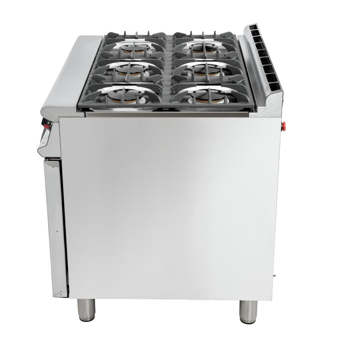 Falcon 6 Burner Dominator Plus Oven Range G3101 Propane Gas with Feet