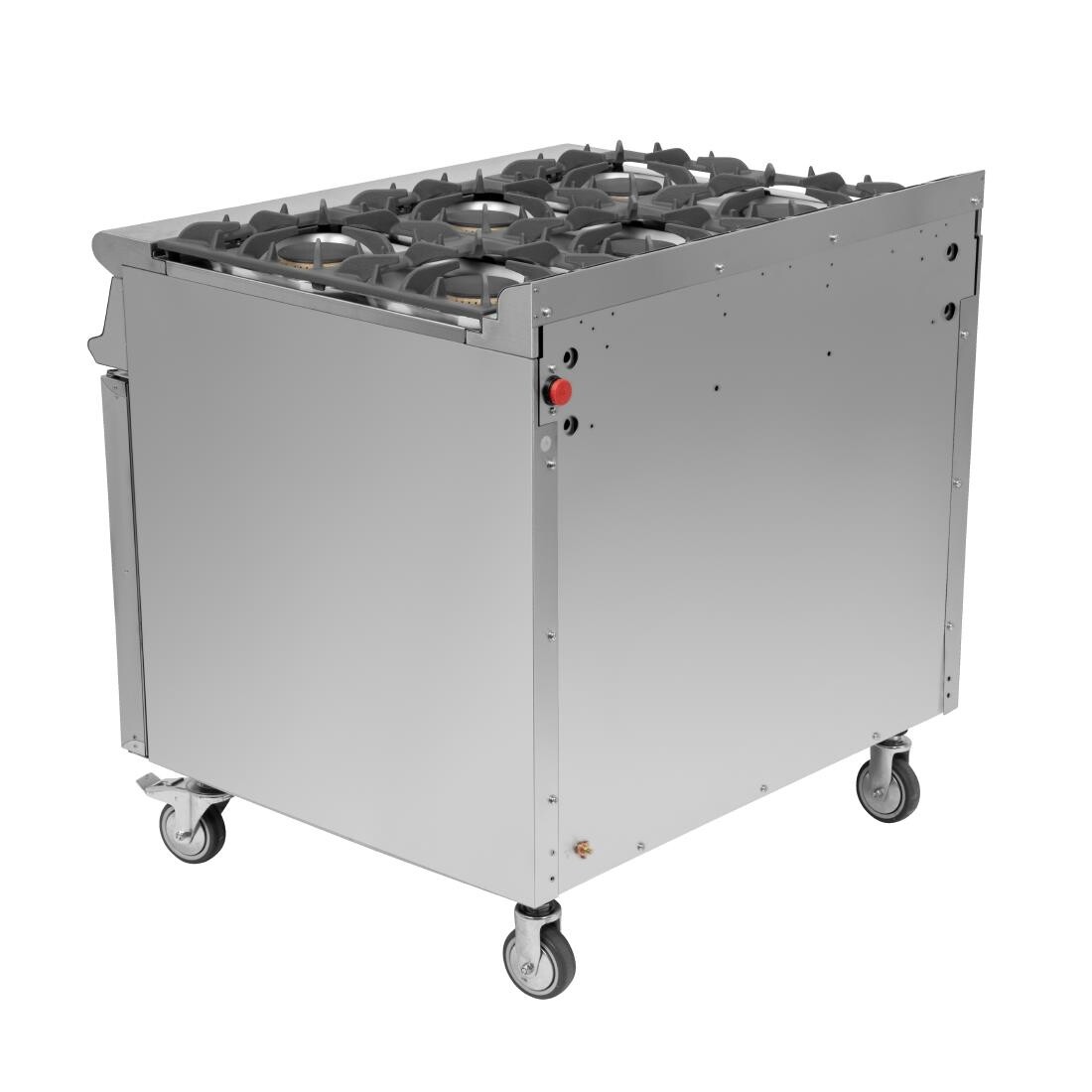 Falcon 6 Burner Dominator Plus Oven Range G3101 Natural Gas with Castors