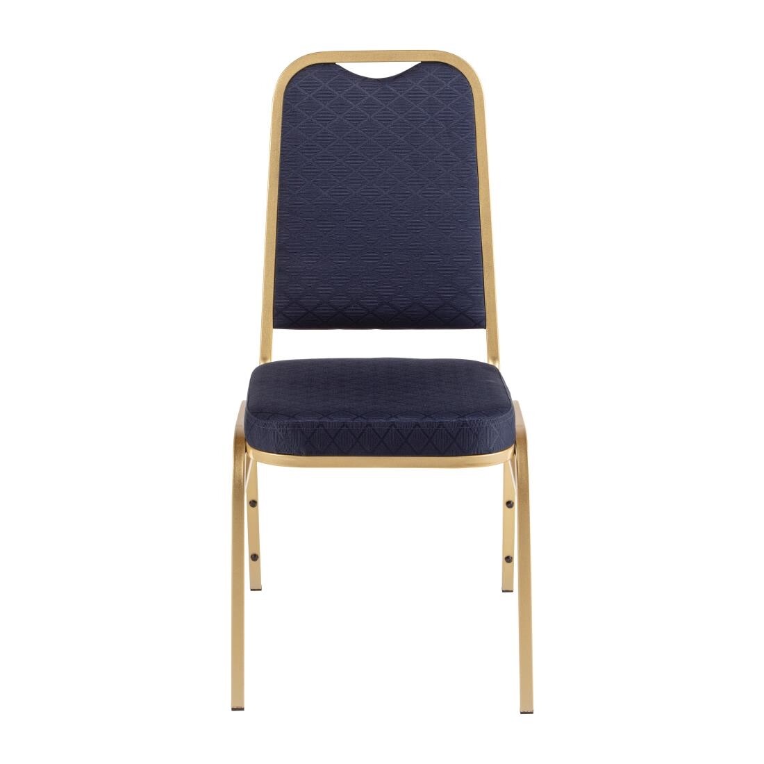 Bolero Squared Back Banquet Chair Blue (Pack of 4)