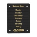 Beaumont Adjustable Opening Hours Display