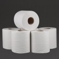 Jantex Centrefeed White Roll 2ply 6 Pack