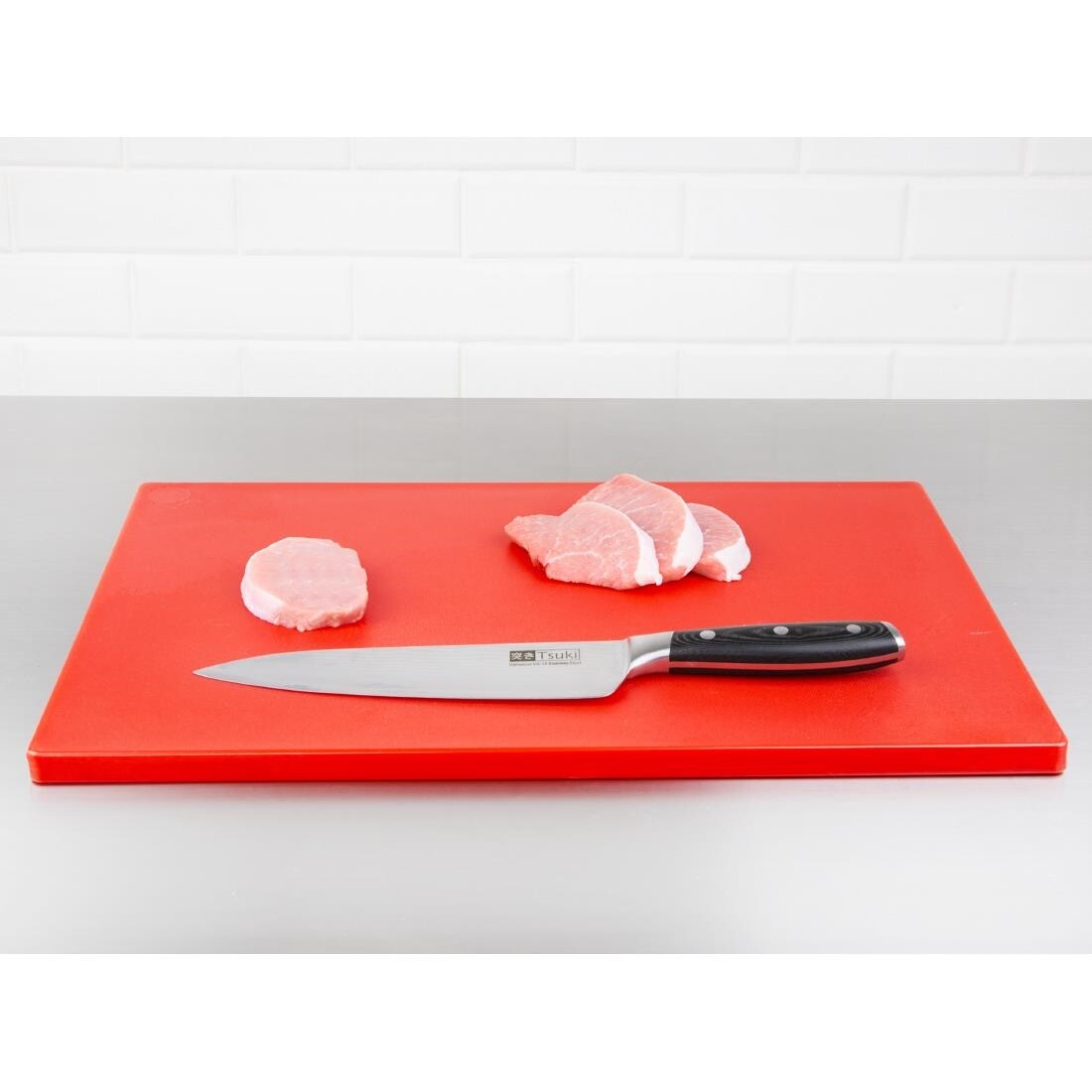 Hygiplas Thick Low Density Red Chopping Board