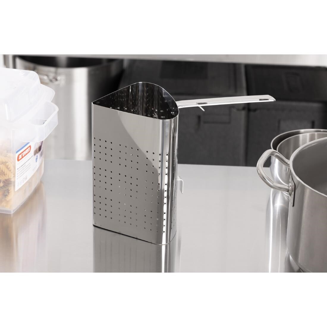 Vogue Stainless Steel Pasta Basket