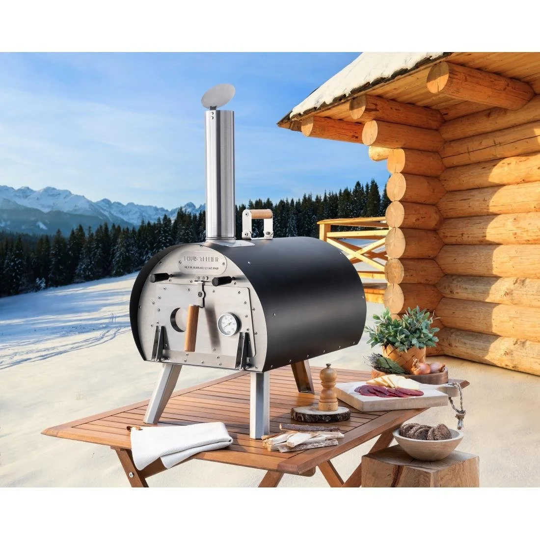 Louis Tellier Marcel Wood-Fired Outdoor Oven MARC01 - Image 9