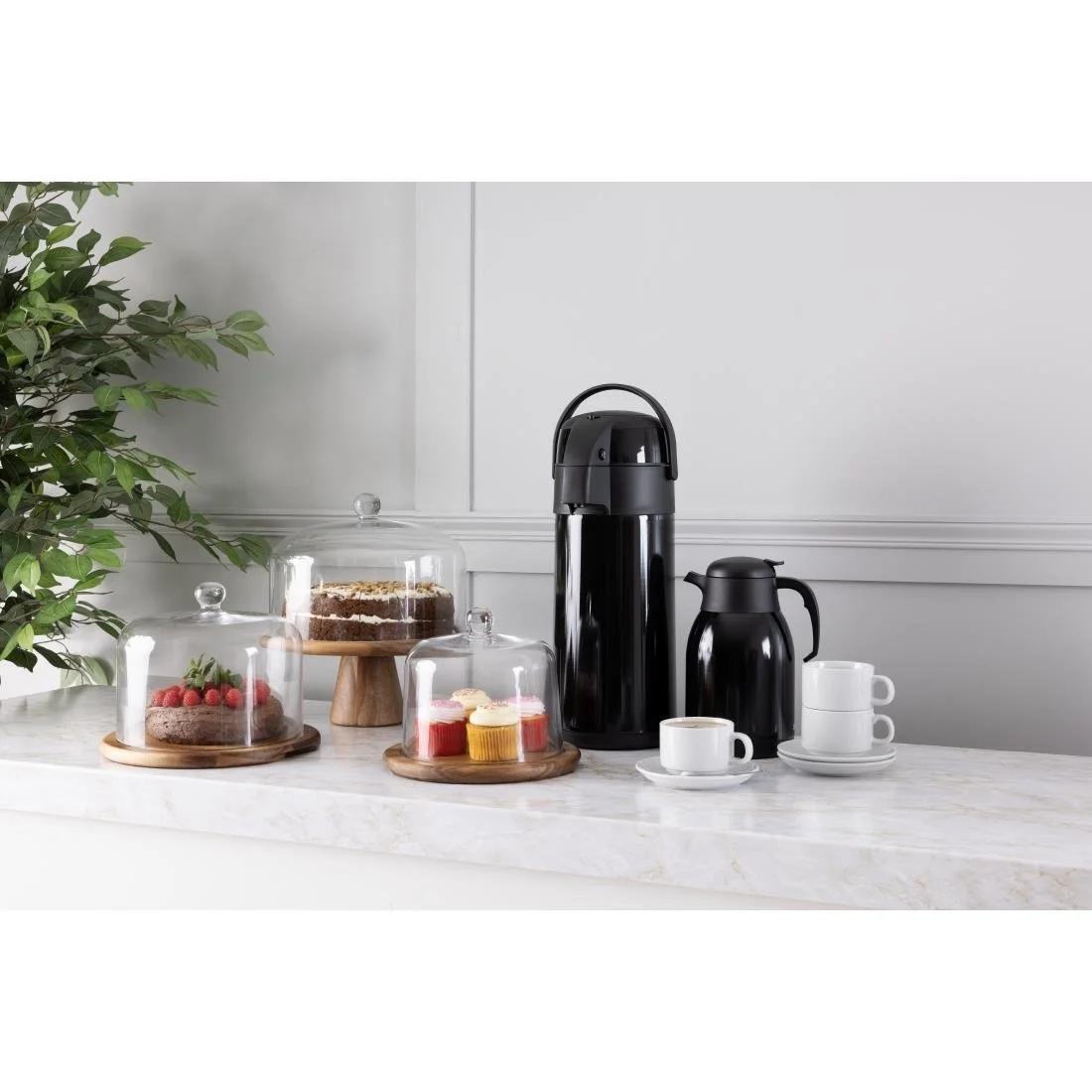 Olympia Vacuum Jug Black 2Ltr - Image 8