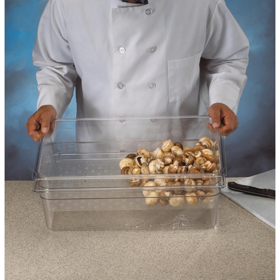 Cambro Polycarbonate 1/1 Gastronorm Pan 150mm