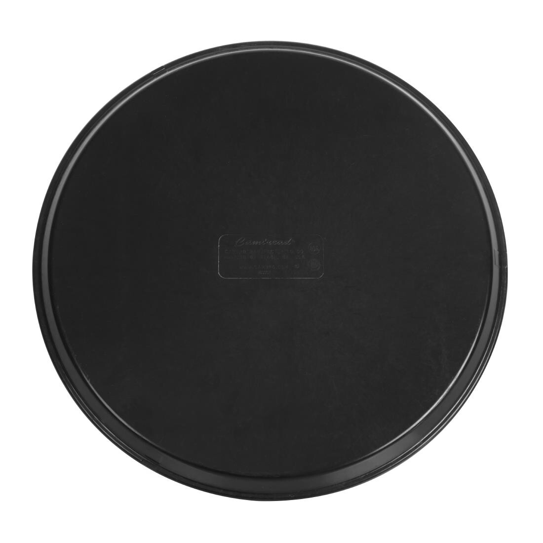 Cambro Fibreglass Round Non-Skid Tray Black 16in