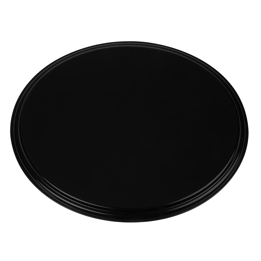 Cambro Camtread Large Black Tray Oval 68cm