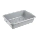Vogue EDLP Plastic Perforated Storage Box Grey - Image 1