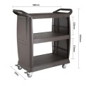Vogue Polypropylene Mobile Trolley