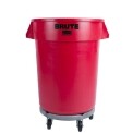 Rubbermaid Brute Utility Container Red 121Ltr