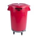 Rubbermaid Brute Utility Container Red 121Ltr