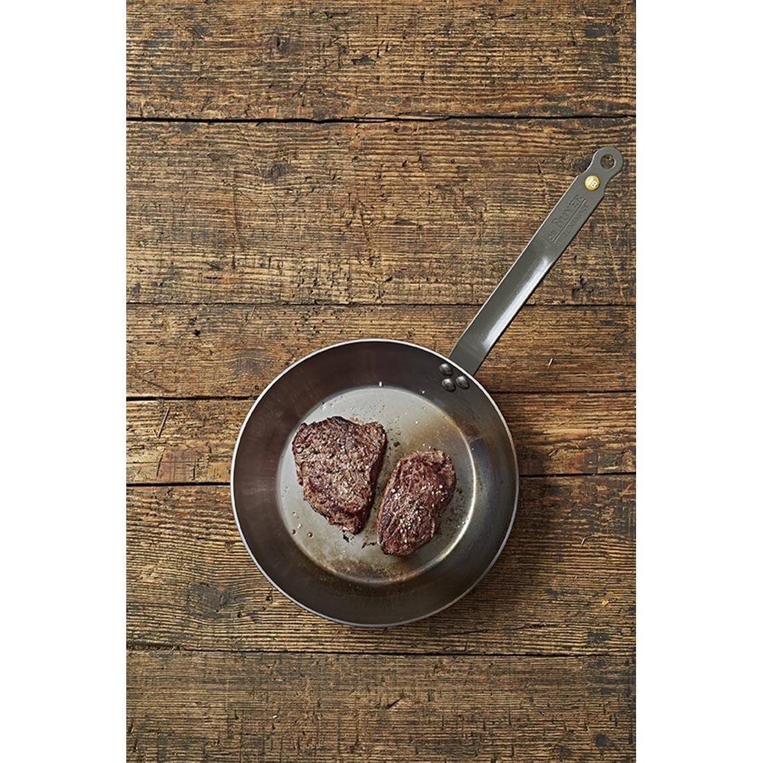 De Buyer Mineral B Black Iron Induction Frying Pan 200mm