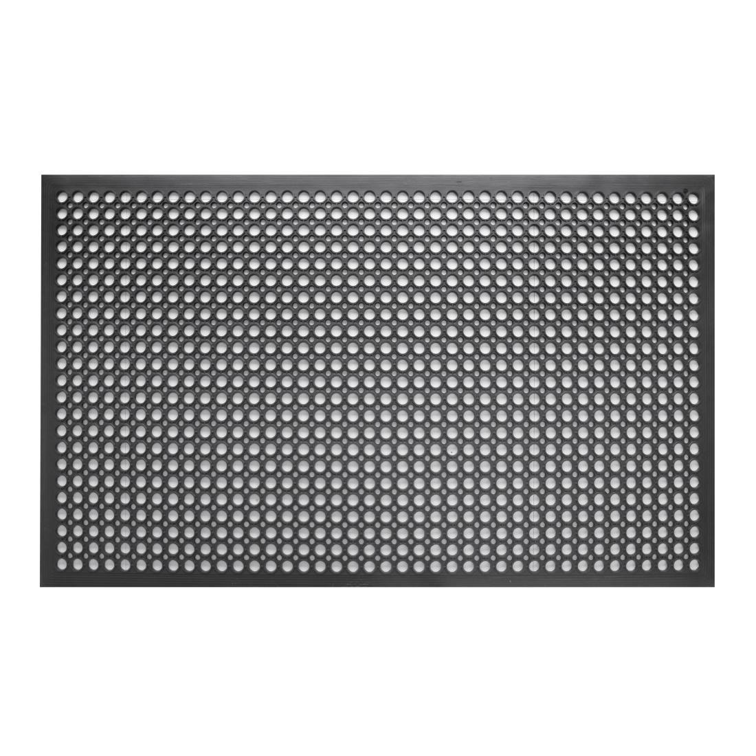 Jantex Rubber Anti Fatigue Mat Black