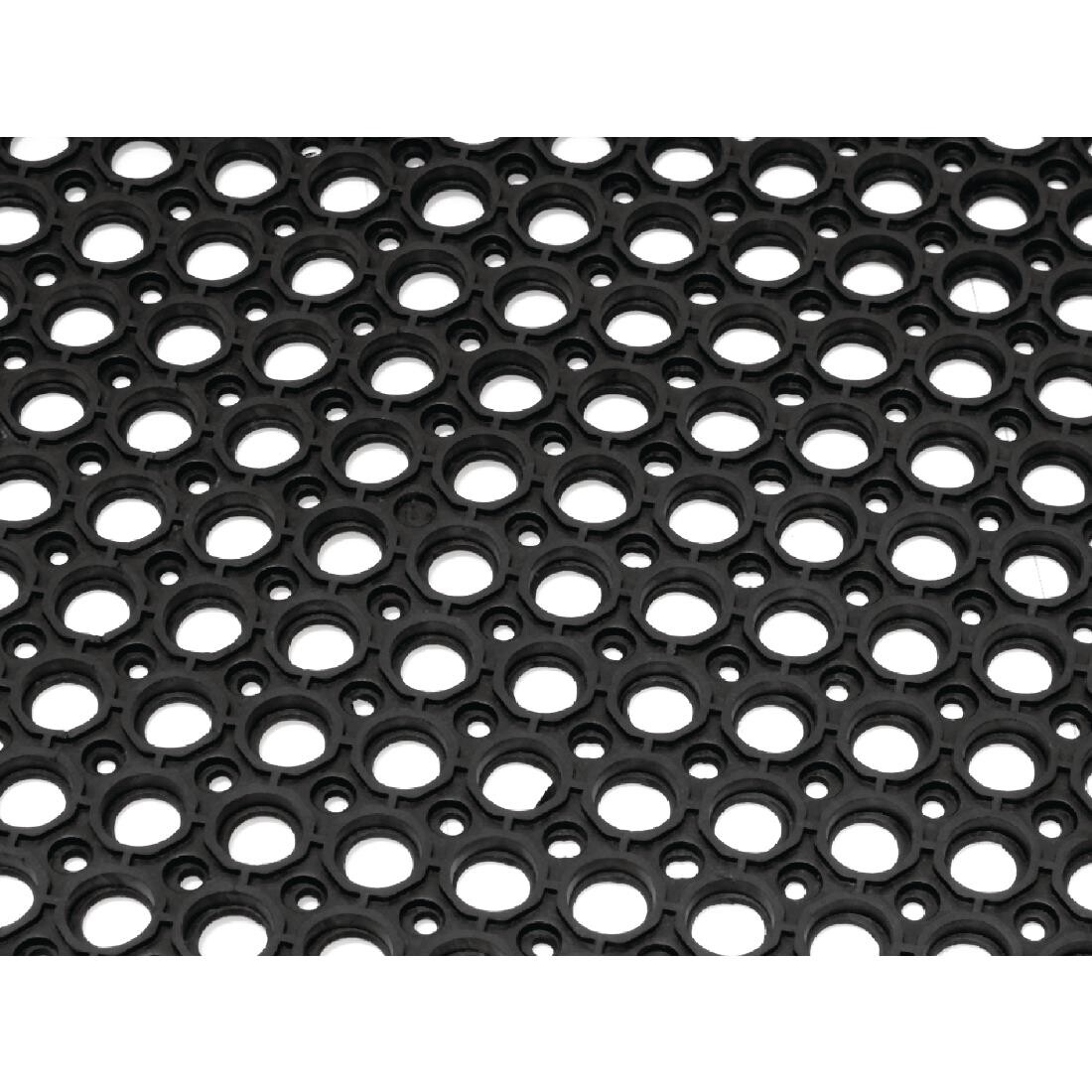 Jantex Rubber Anti Fatigue Mat Black
