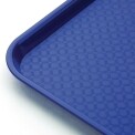Kristallon Plastic Fast Food Tray Blue Small