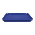 Kristallon Plastic Fast Food Tray Blue Small