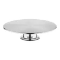 Vogue Stainless Steel Rotating Cake Stand 30cm - Image 1
