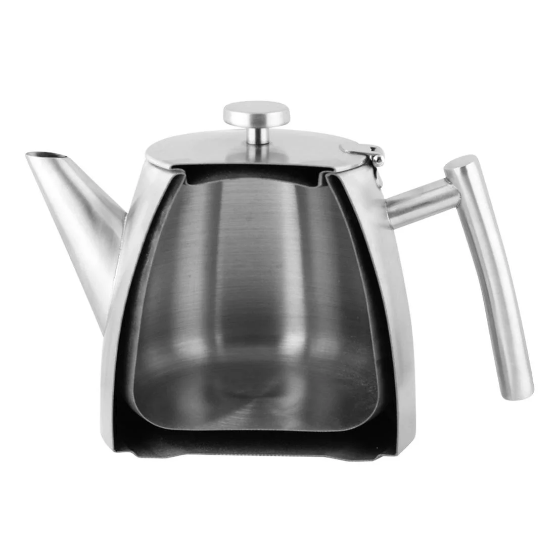 Olympia Conical Insulated Stainless Steel Teapot with Filter 350ml - Image 2
