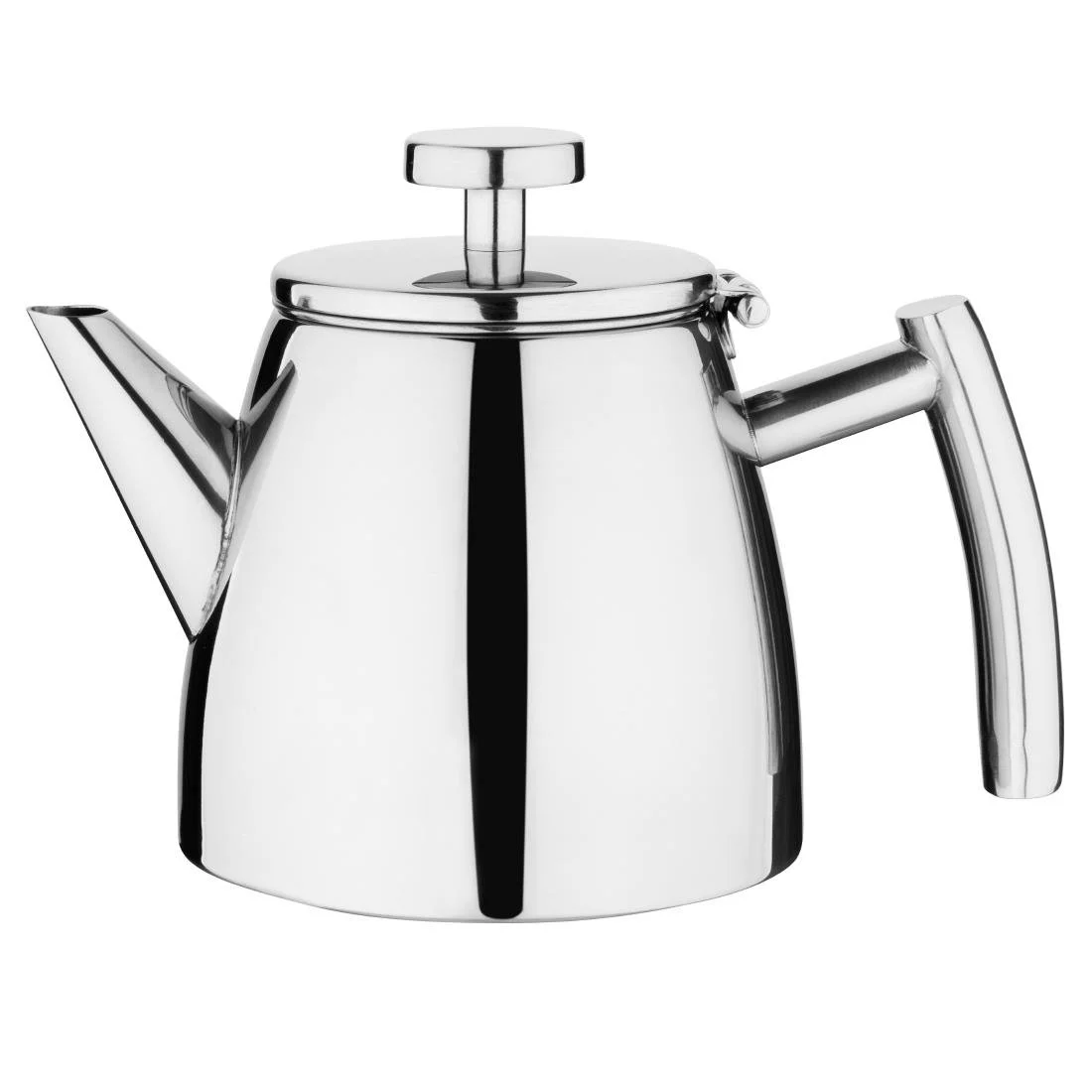 Olympia Conical Insulated Stainless Steel Teapot with Filter 600ml - Image 1