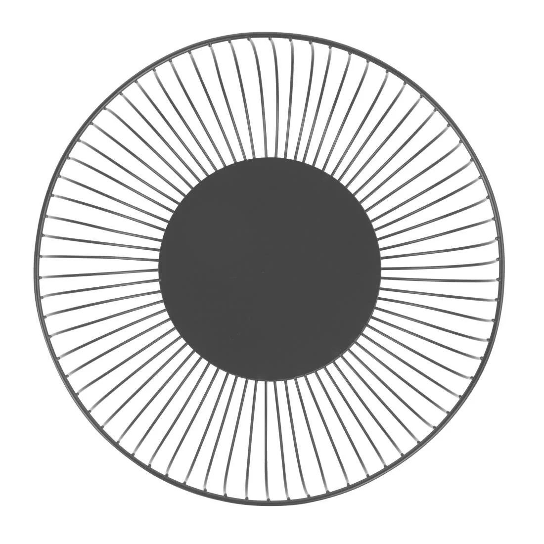 Olympia Wire Food Display Bowl Round Black 285x85mm - Image 2