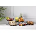 Olympia Wire Food Display Tray Rectangular Black 280x180x100mm - Image 2