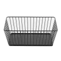 Olympia Wire Food Display Tray Rectangular Black 280x180x100mm - Image 5