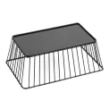 Olympia Wire Food Display Tray Rectangular Black 280x180x100mm - Image 6