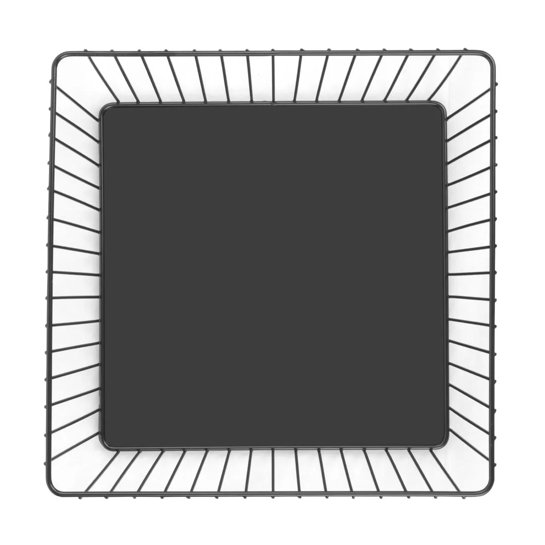 Olympia Wire Food Display Tray Square Black 280x280x100mm - Image 6