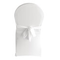 Bolero Banquet Chair Cover White