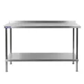 Holmes Stainless Steel Wall Table with Upstand 900mm