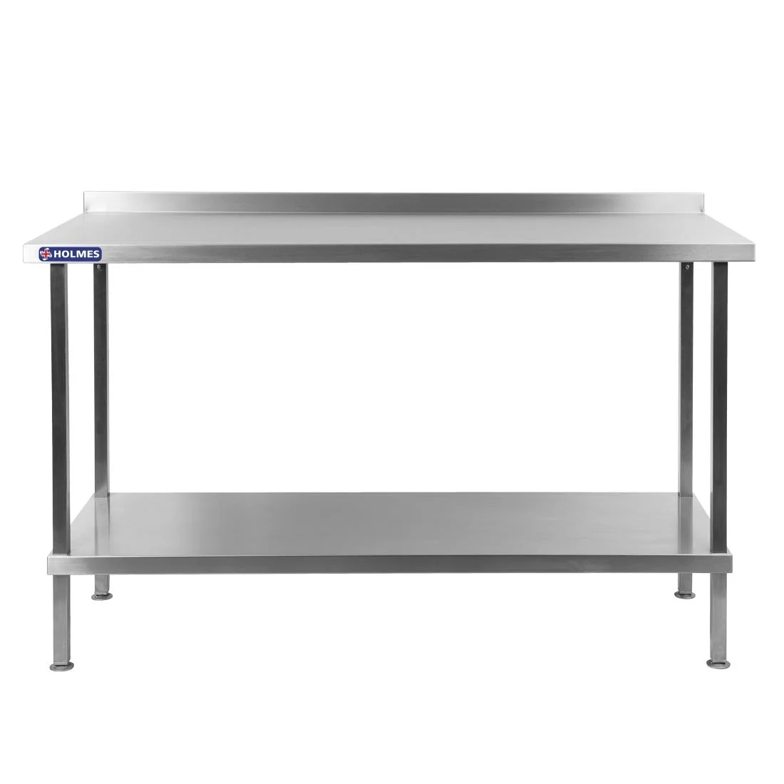 Holmes Stainless Steel Wall Table with Upstand 1200mm