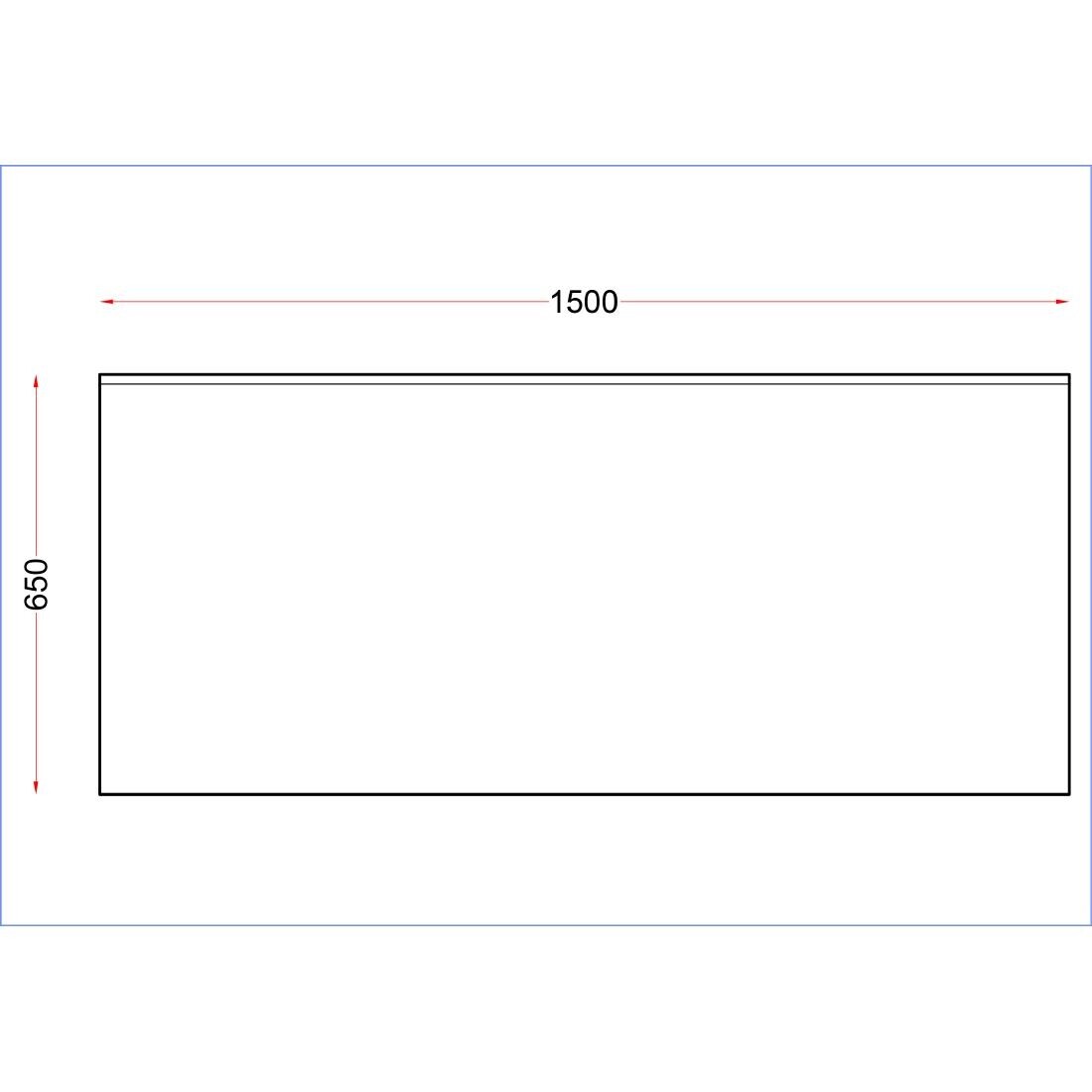Holmes Stainless Steel Centre Table 1500mm