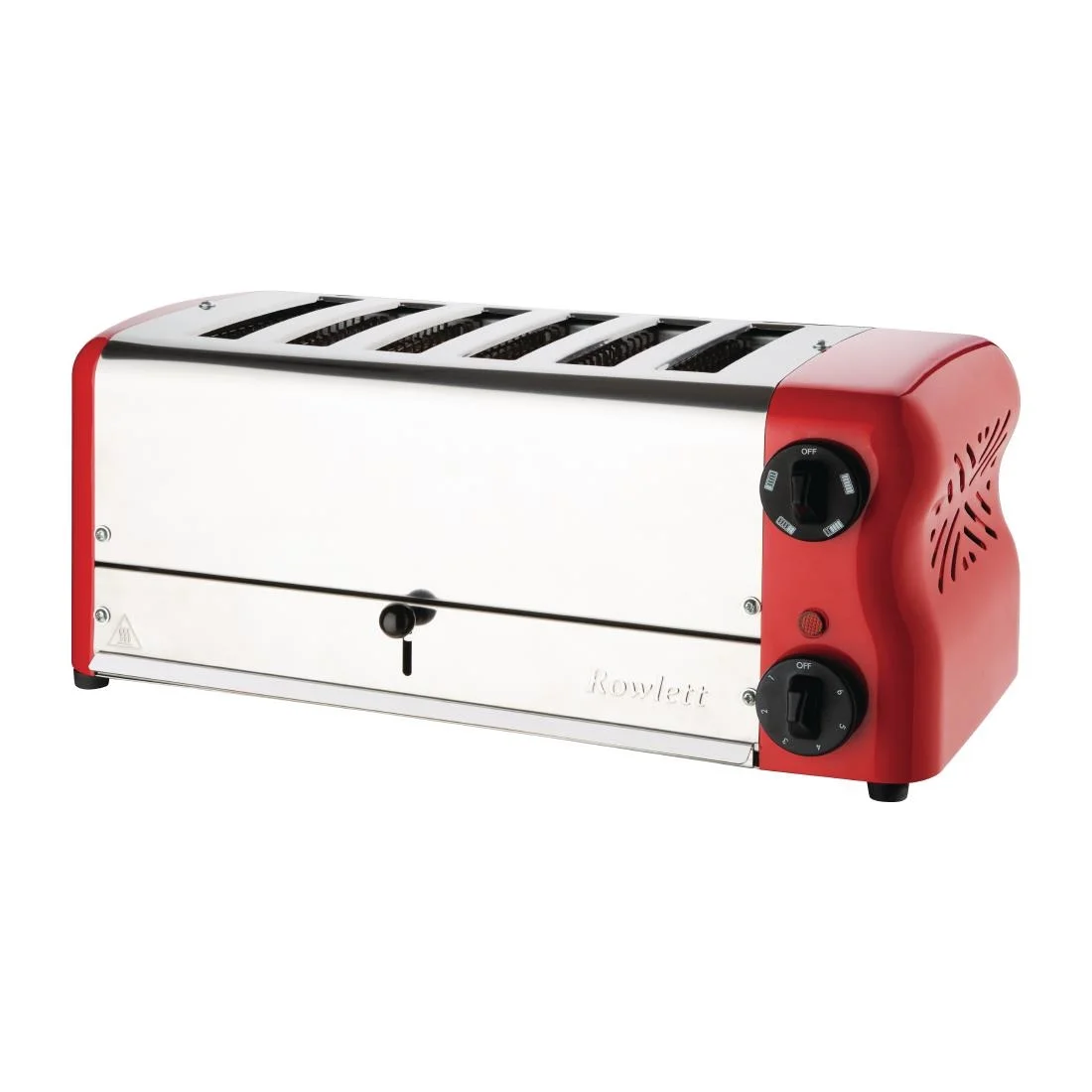 Rowlett Esprit 6 Slot Toaster Traffic Red w/2x Additional Elements & Sandwich Cage - Image 5