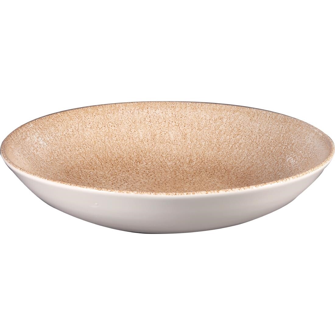 Churchill Studio Prints Raku Coupe Bowl Garnet Orange 248mm