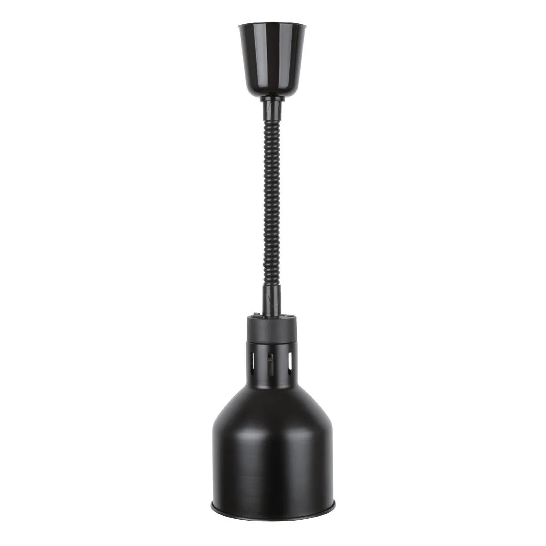 Buffalo Retractable Heat Lamp Matte Black Finish - Image 1