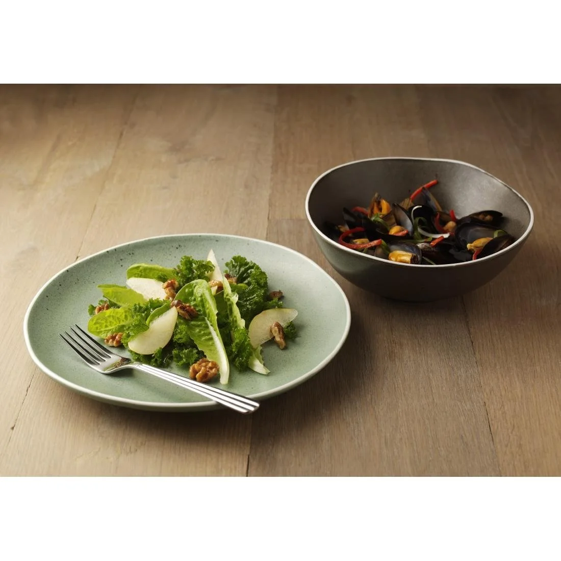 Olympia Chia Plates Green 270mm (6 Pack) - Image 4