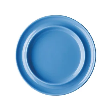 Olympia Heritage Raised Rim Plates Blue 203mm (4 Pack)