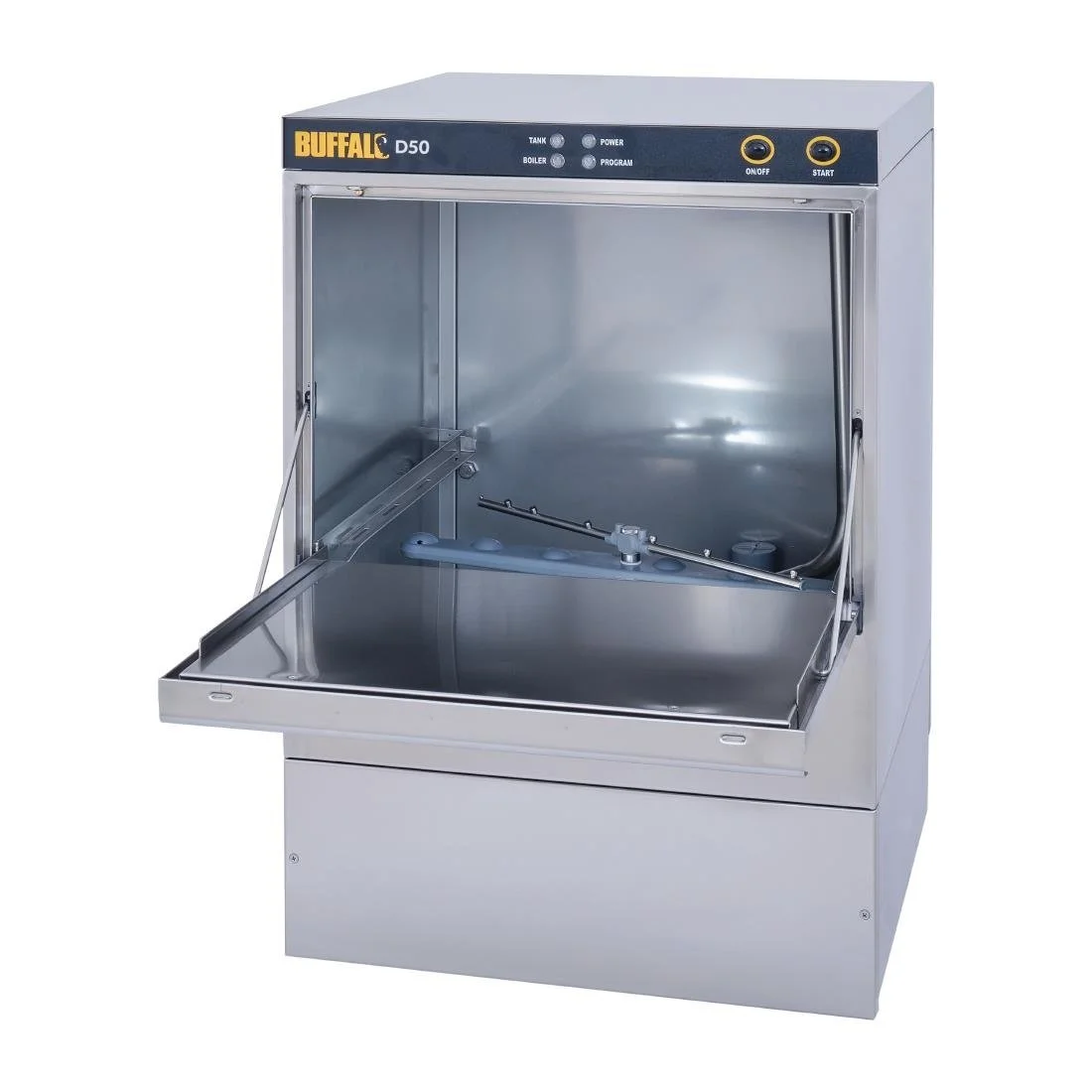 Buffalo Undercounter Dishwasher with Drain Pump 500m x 500mm Baskets - Image 2