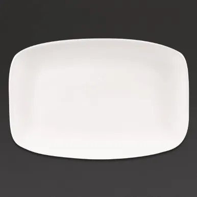 Churchill X Squared Oblong Plates White 199 x 300mm (6 Pack)