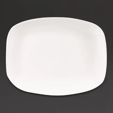 Churchill X Squared Oblong Plates White 202 x 261mm (12 Pack)