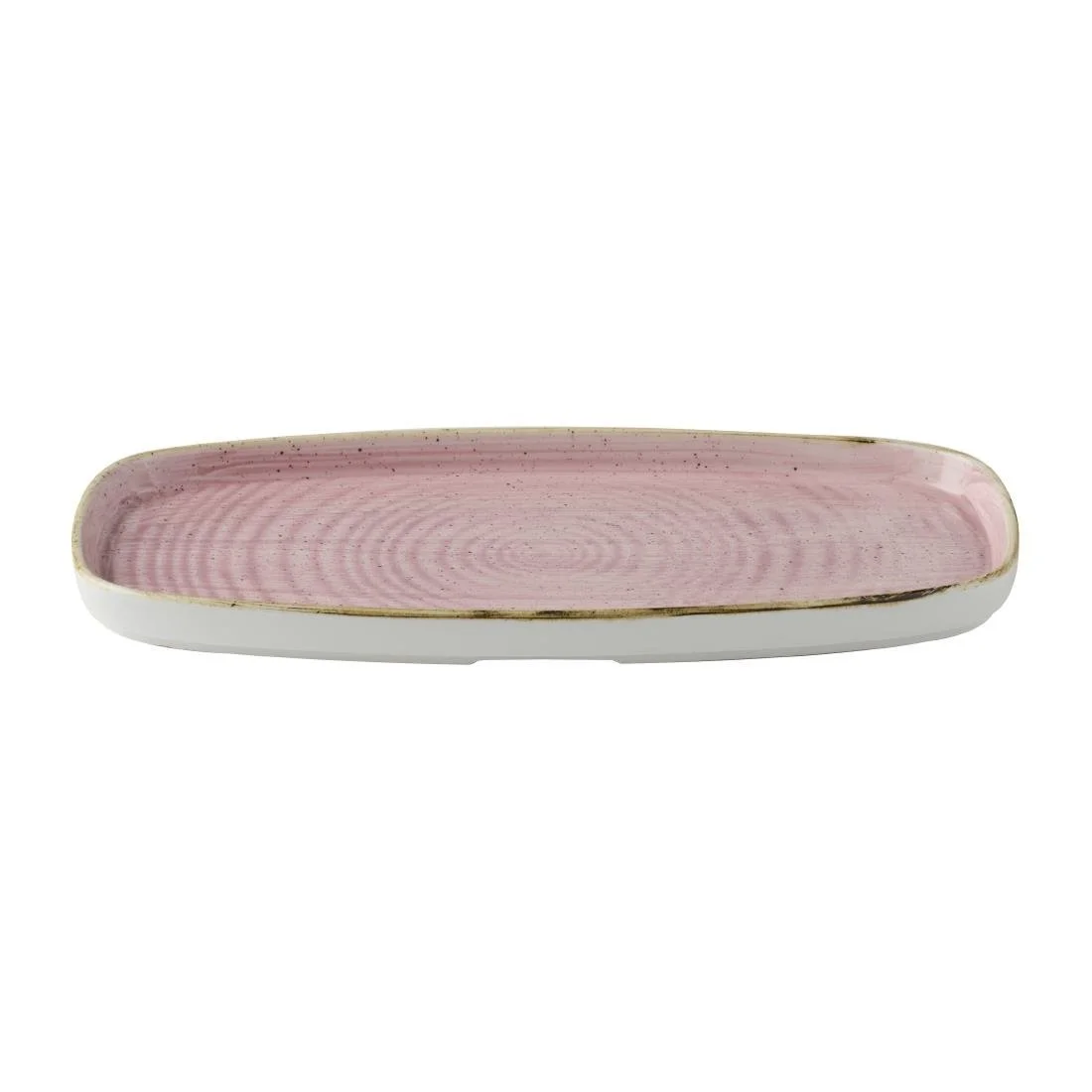 Churchill Stonecast Petal Pink Chefs' Walled Oblong Plates 300mm (6 Pack) - Image 6