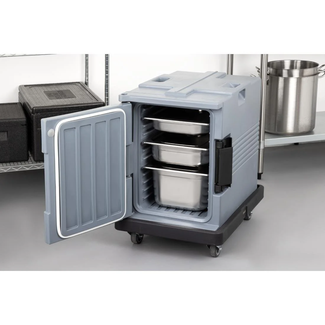 Vogue Thermal Box Carrying Dolly Black - Image 3