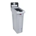 Rubbermaid Slim Jim General Waste Recycling Station Black 87Ltr - Image 2