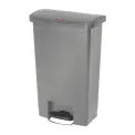 Rubbermaid Slim Jim Front Step-On Pedal Bin Grey 50Ltr - Image 2