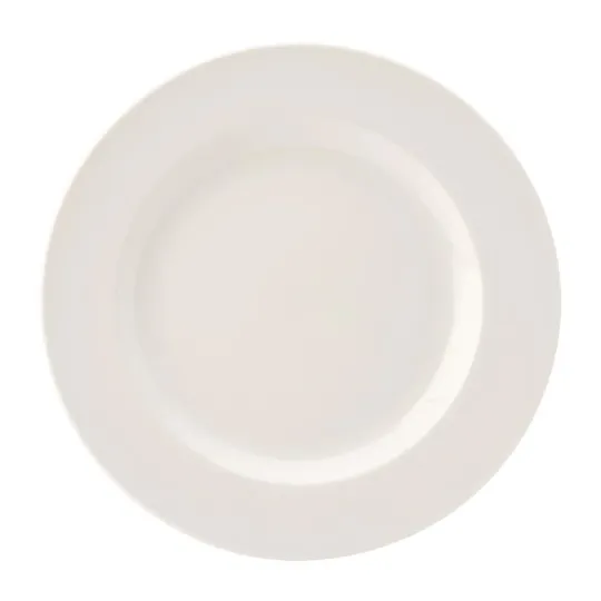 Utopia Pure White Wide Rim Plates 250mm (24 Pack)