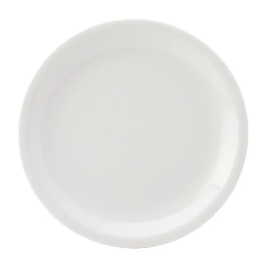 Utopia Titan Narrow Rimmed Plates White 260mm (6 Pack)