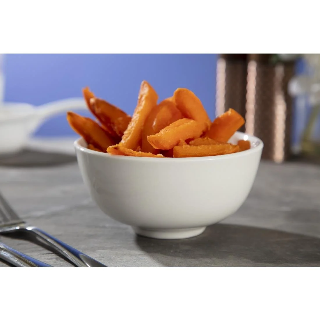 Utopia Pure White Rice Bowls 125mm (24 Pack) - Image 5