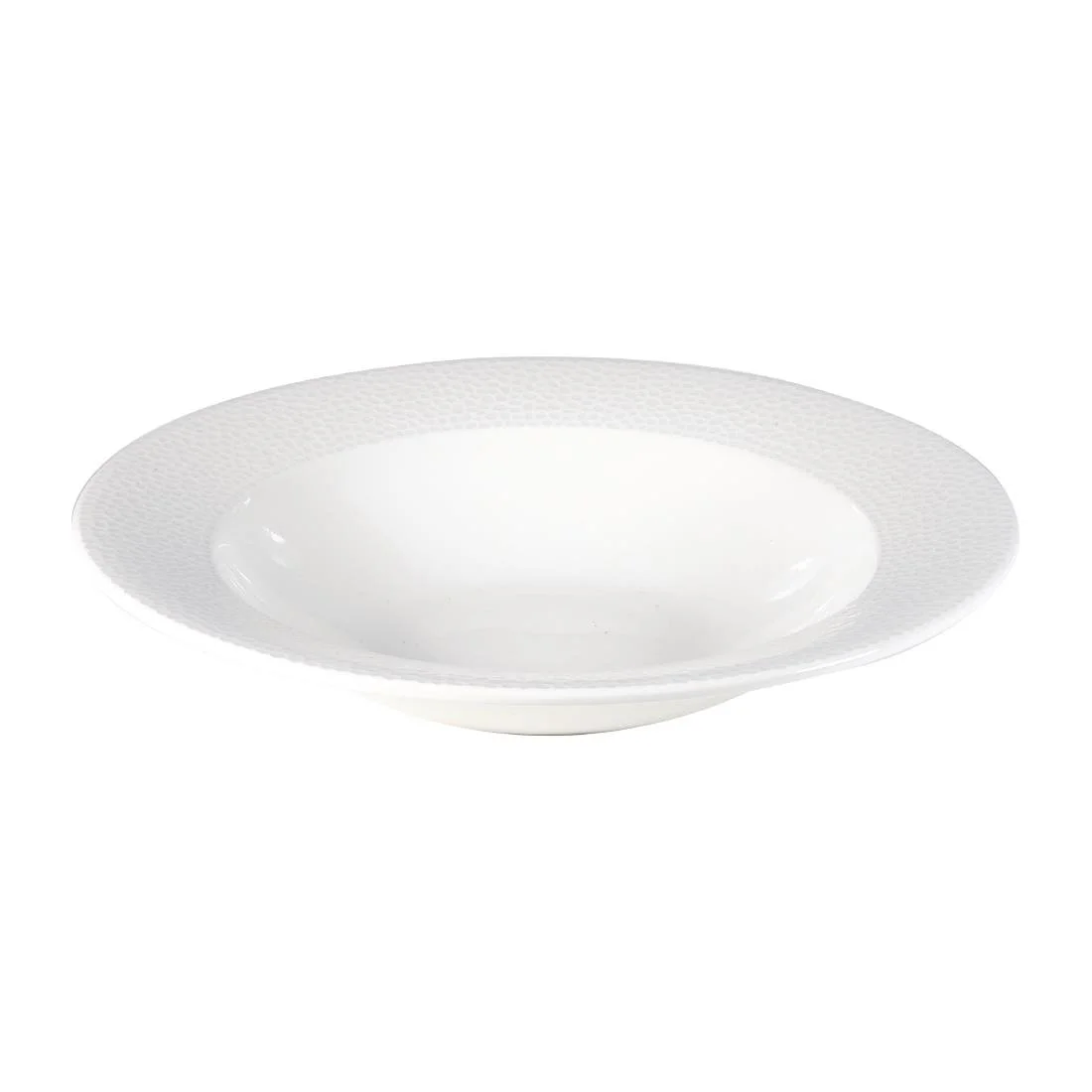 Churchill Isla Rimmed Soup White 249mm (12 Pack) - Image 1
