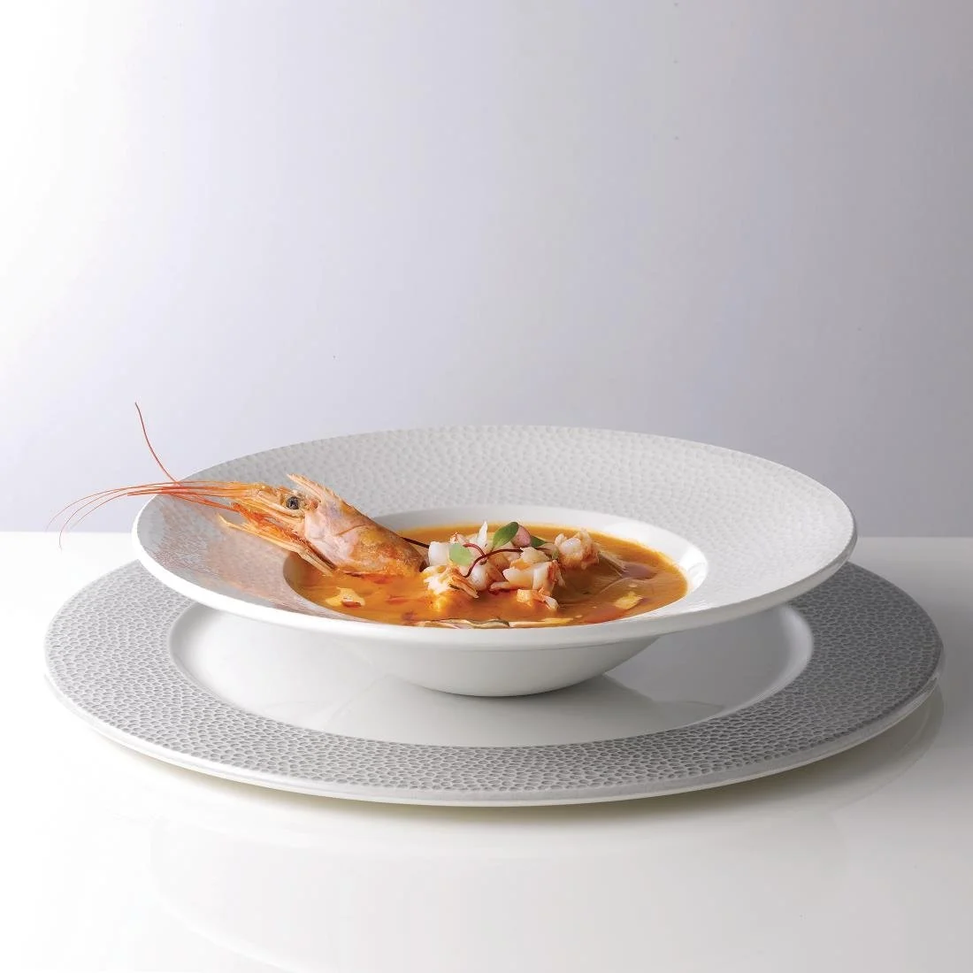 Churchill Isla Rimmed Soup White 249mm (12 Pack) - Image 2